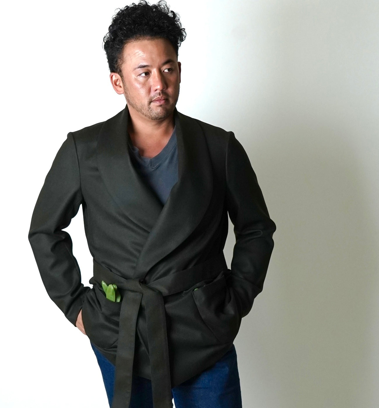 ベルテッドジャケットAW/ ￥89,980（税込)